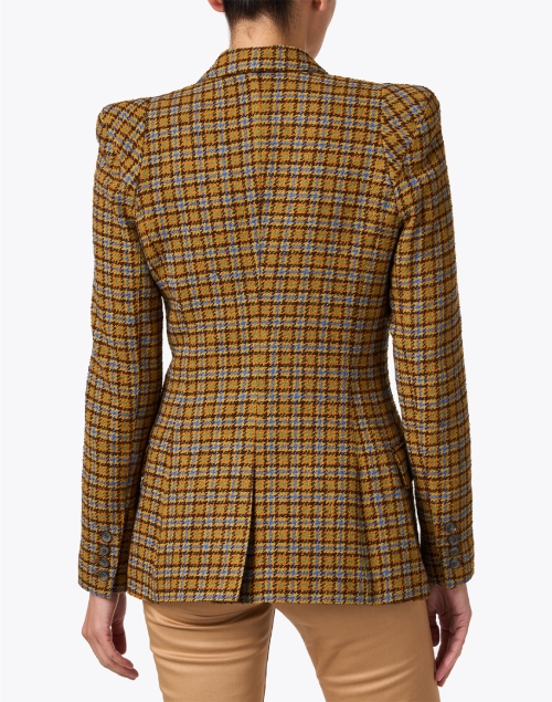Back image - Smythe - Brown Plaid Tweed Blazer