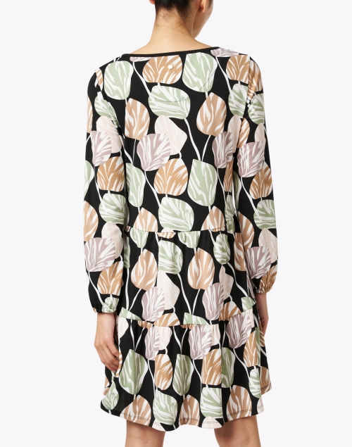 Back image - Marc Cain - Multi Print Tiered Mini Dress
