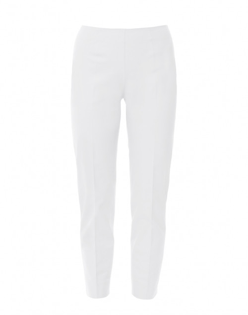 Product image - Piazza Sempione - Monia White Stretch Cotton Tapered Pant