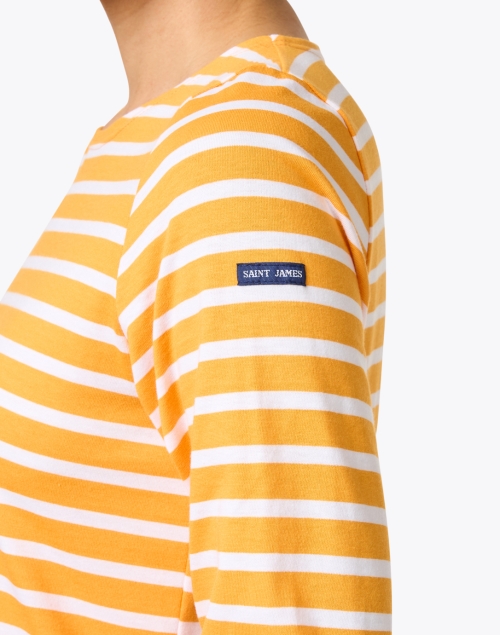 Extra_1 image - Saint James - Galathee Orange Striped Shirt