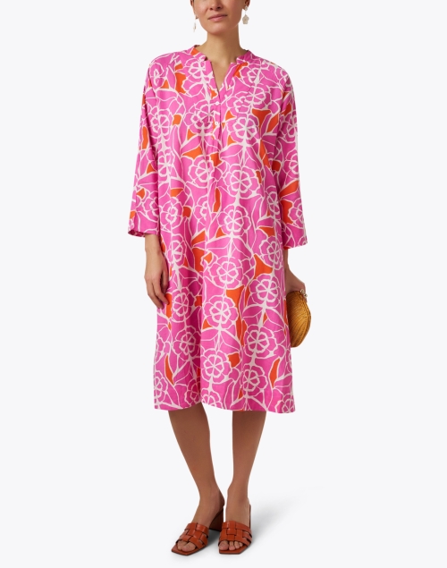 Isaura Pink Print Dress
