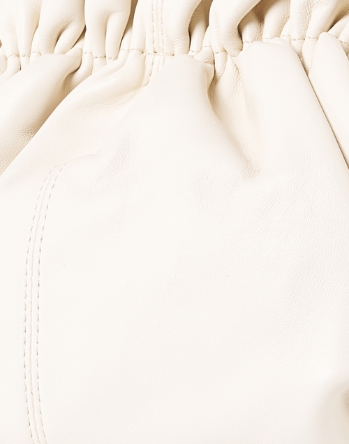 Fabric image - Loeffler Randall - Willa Cream Leather Cinched Clutch