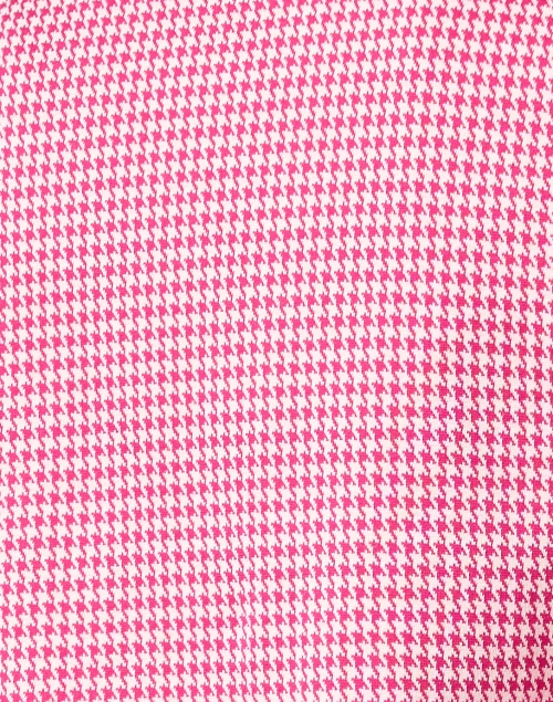 Fabric image - Harris Wharf London - Pink Houndstooth Cotton Blazer 