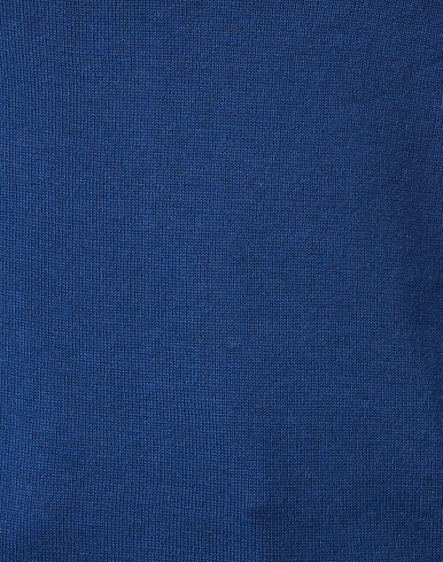 Fabric image - Blue - Cobalt Blue Pima Cotton Boatneck Sweater