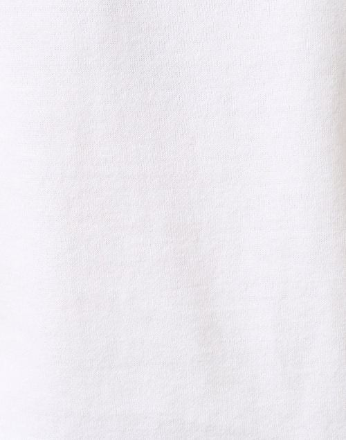 Fabric image - Kinross - White Cotton Cashmere Vest Top