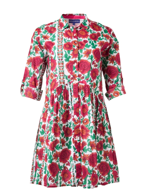 Ro's Garden Deauville Multi Floral Print Shirt Dress