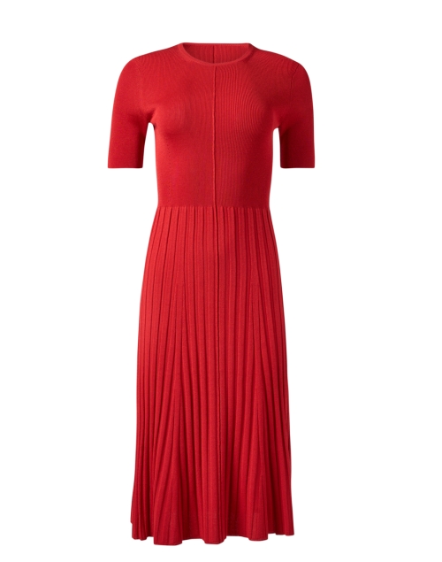 Joseph Red Satin Knit Dress