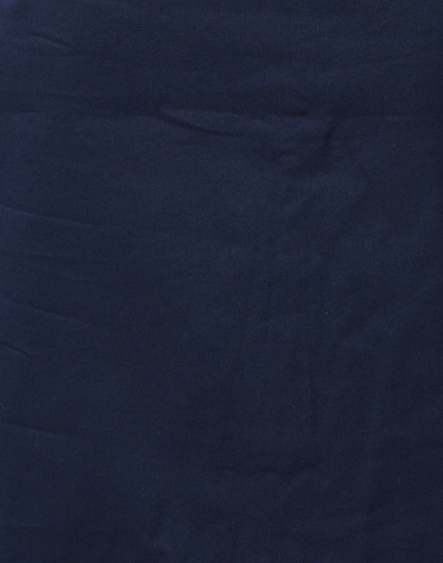 Fabric image - Hinson Wu - Kathleen Navy Stretch Cotton Shirt Dress