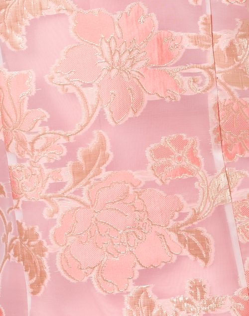 Fabric image - Connie Roberson - Rita Pink Floral Sheer Silk Topper