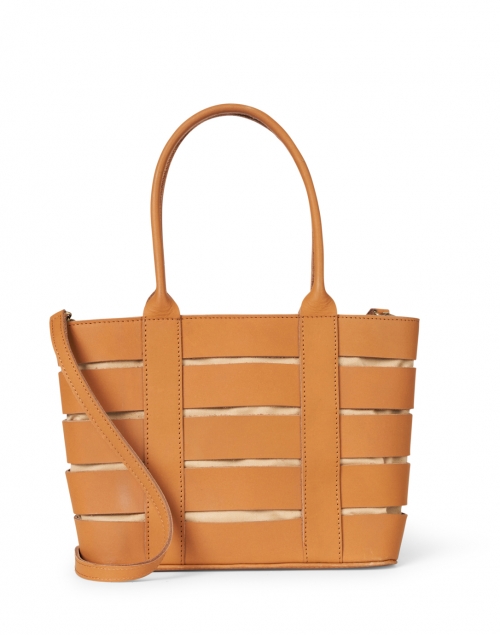 Extra_1 image - Bembien - Lucia Caramel Leather Panels Shoulder Bag