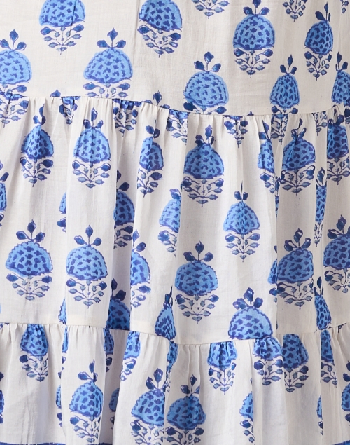Fabric image - Bell - Annabelle Blue Cotton Silk Dress