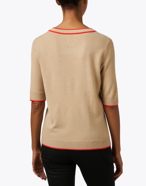 Back image - Weill - Sihane Camel Cashmere Sweater