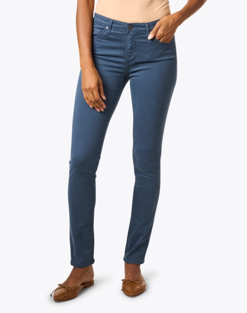 Front image - AG Jeans - Prima Indigo Denim Slim Ankle Jean