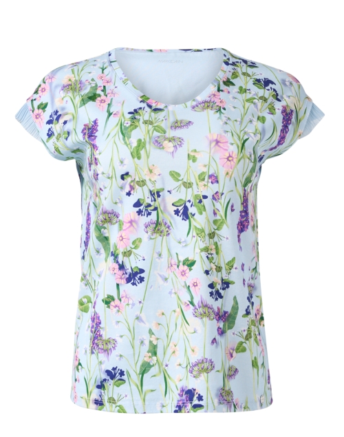 Product image - Marc Cain - Fioretti Blue Floral Print Top