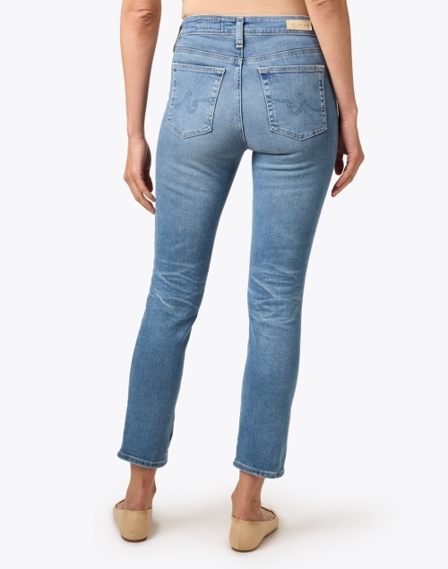 Back image - AG Jeans - Mari Light Blue Stretch Denim Jean