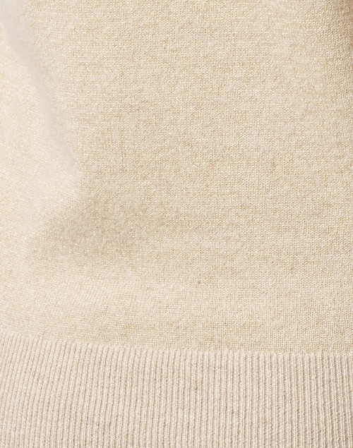 Fabric image - Frances Valentine - Janis Beige Lurex Sweater