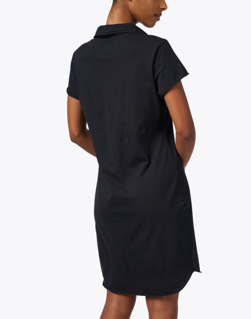 Back image - Frank & Eileen - Lauren Navy Cotton Polo Dress