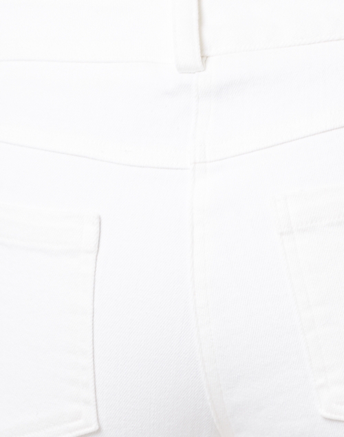Fabric image - Elliott Lauren - White Stretch Cotton Five Pocket Crop Jean