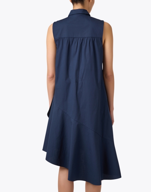 Back image - Kobi Halperin - Monique Navy Asymmetrical Dress