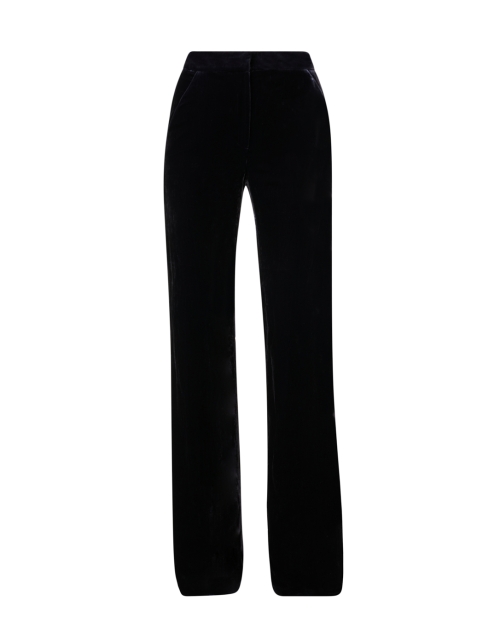 Product image - Veronica Beard - Lebone Navy Velvet Wide Leg Pant