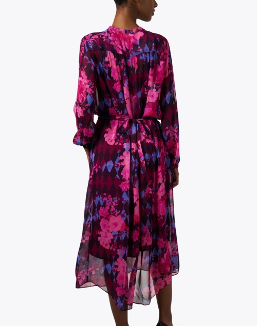 Back image - Megan Park - Pierrot Pink Print Dress