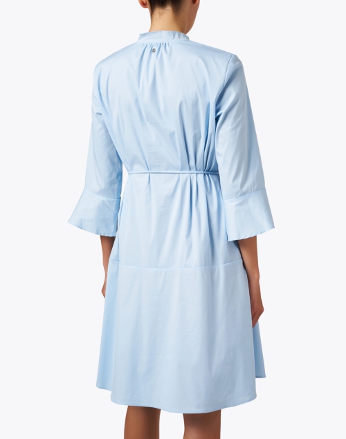 Back image - Marc Cain - Blue Belted Dress