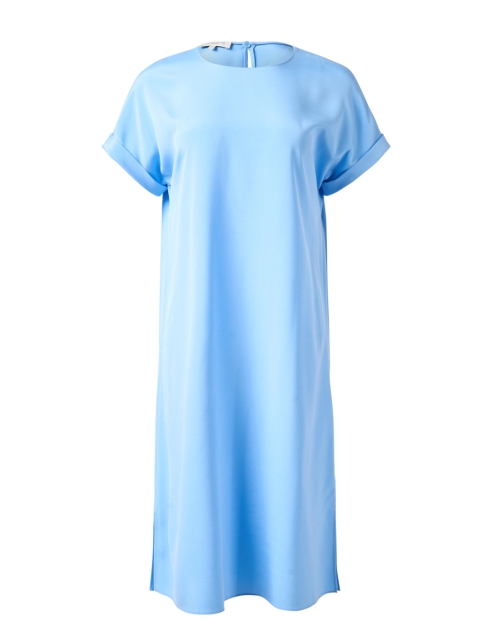 Product image - Lafayette 148 New York - Blue Silk Shift Dress