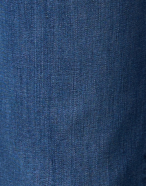 Fabric image - Elliott Lauren - Medium Blue Wide Leg Cropped Jean
