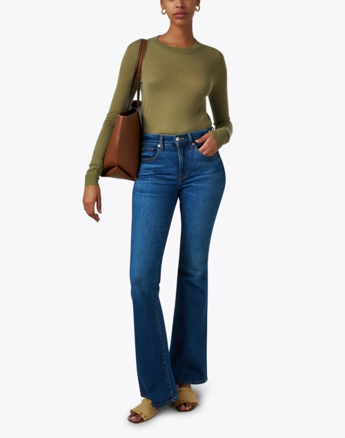 Olive Green Cashmere Sweater