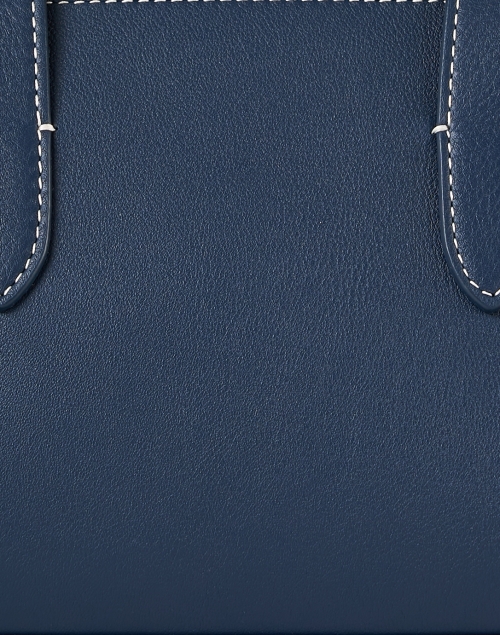 Fabric image - Strathberry - Navy Leather Nano Tote Handbag