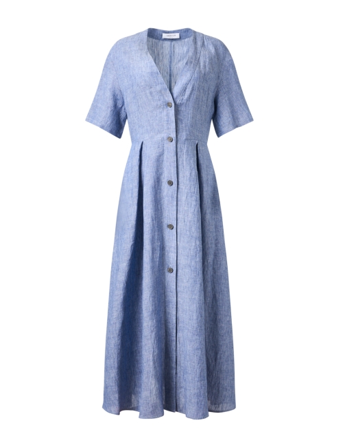 Product image - Fabiana Filippi - Blue Chambray Linen Dress 