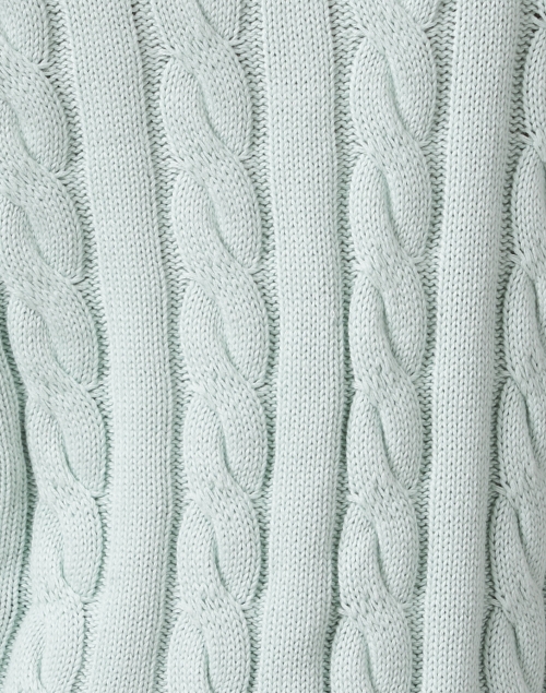Fabric image - Burgess - Monaco Mist Blue Cotton Cashmere Sweater