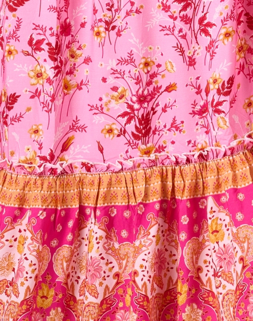 Fabric image - Walker & Wade - Allison Pink Floral Print Dress