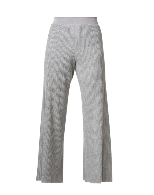 Product image - D.Exterior - Grey Metallic Ribbed Pant