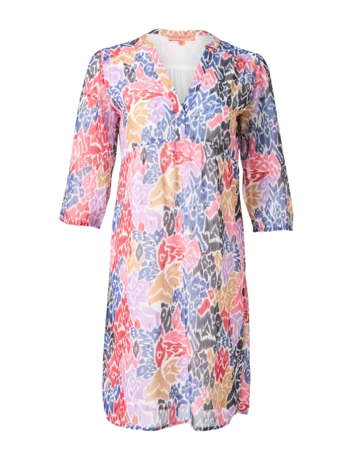 Dorianna Multi Print Chiffon Dress | Vilagallo