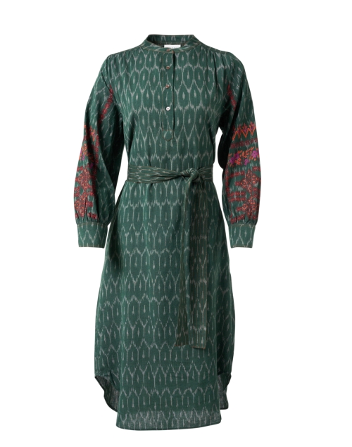 Product image - Megan Park - Katja Green Print Cotton Dress