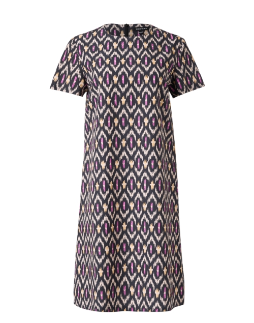 Product image - Repeat Cashmere - Navy Print Cotton Shift Dress