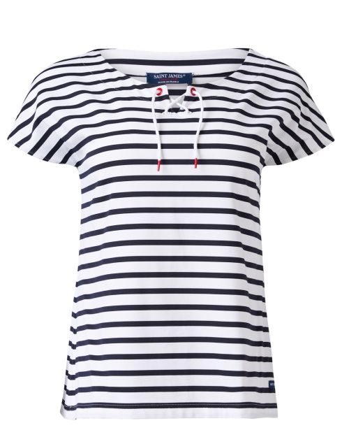 Product image - Saint James - Lannilis Navy and White Striped Top