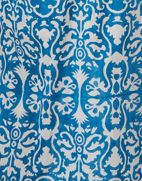 Fabric image - Lisa Corti - Blue Print Cotton Kaftan
