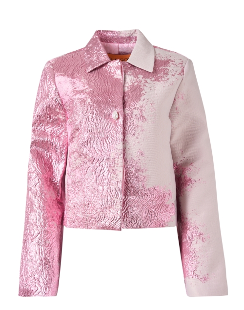 Stine Goya Kiana Pink Metallic Print Jacket