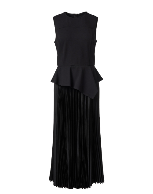 Product image - Shoshanna - Abbot Black Ponte and Charmeuse Dress
