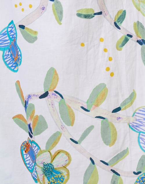 Fabric image - Soler - Juana White Print Cotton Dress
