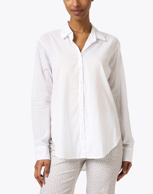 Front image - Xirena - Beau White Cotton Poplin Shirt