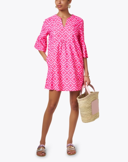 Kerry Pink Geo Print Dress