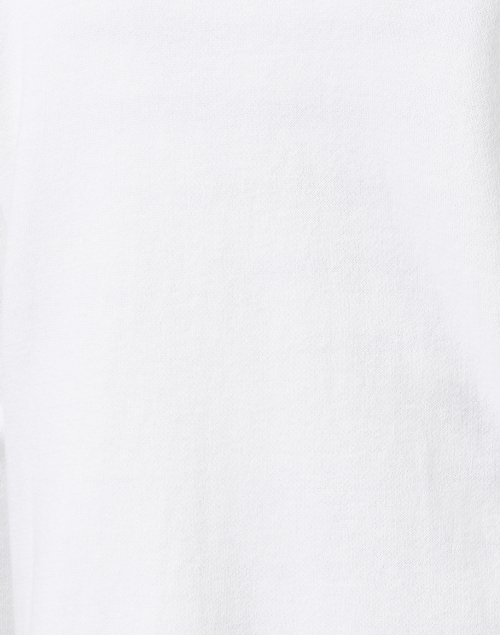 Fabric image - Kinross - White Zip Cotton Cardigan