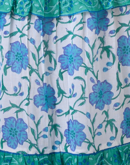 Fabric image - Oliphant - Poppy Blue and White Floral Cotton Dress