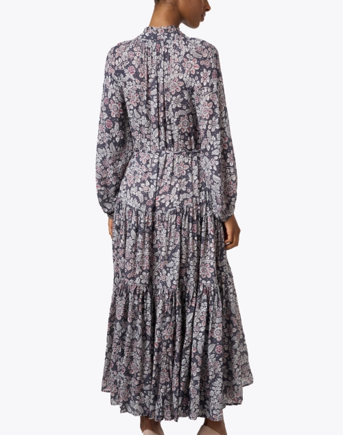 Back image - Megan Park - Alaya Multi Floral Print Dress
