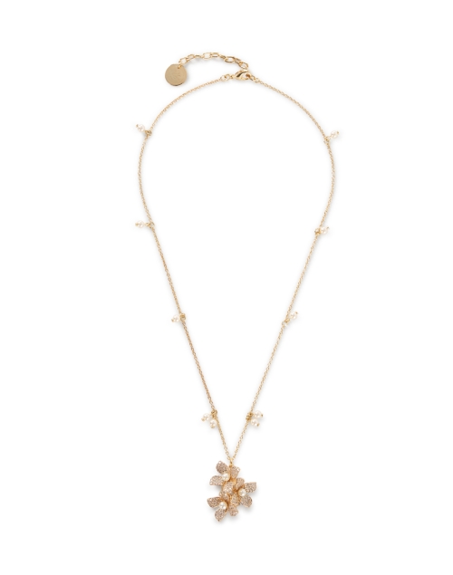 Product image - Anton Heunis - Pearl and Gold Cluster Flower Necklace