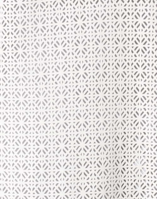 Fabric image - Susan Bender - White Leather Laser Cut Duster