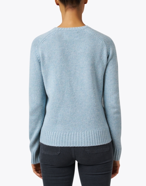 Back image - Ines de la Fressange - Oh Darling Blue Cashmere Sweater
